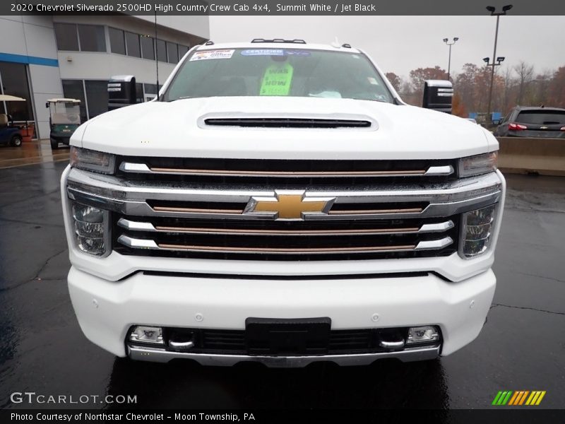 Summit White / Jet Black 2020 Chevrolet Silverado 2500HD High Country Crew Cab 4x4