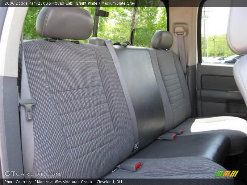 Bright White / Medium Slate Gray 2006 Dodge Ram 2500 ST Quad Cab