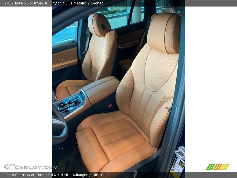 Phytonic Blue Metallic / Cognac 2022 BMW X5 xDrive40i