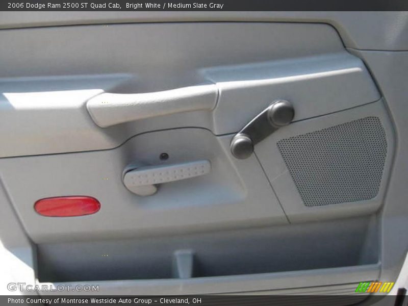 Bright White / Medium Slate Gray 2006 Dodge Ram 2500 ST Quad Cab