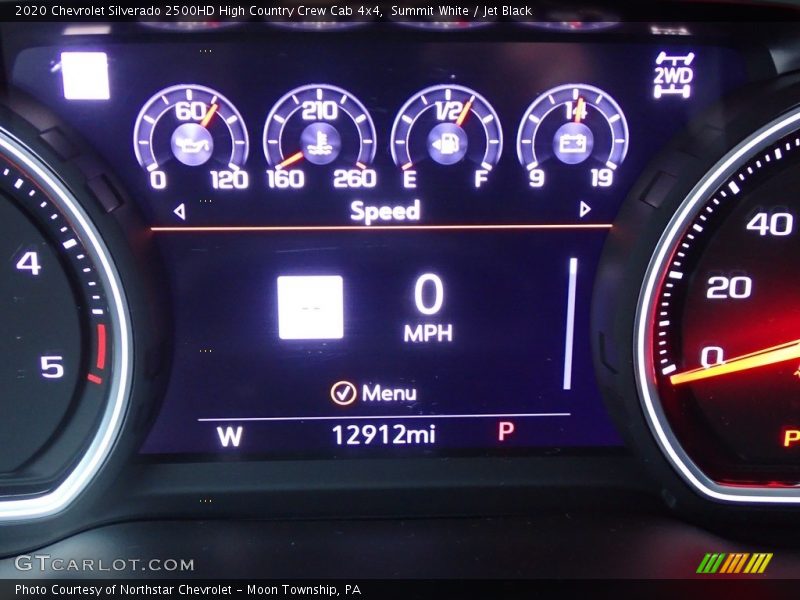 Summit White / Jet Black 2020 Chevrolet Silverado 2500HD High Country Crew Cab 4x4