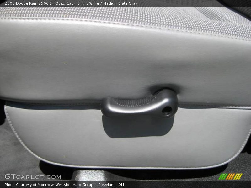 Bright White / Medium Slate Gray 2006 Dodge Ram 2500 ST Quad Cab
