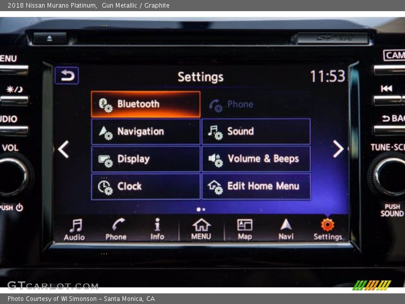 Gun Metallic / Graphite 2018 Nissan Murano Platinum