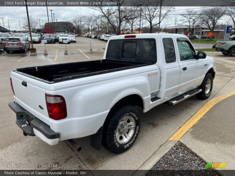 Oxford White / Dark Graphite 2003 Ford Ranger Edge SuperCab
