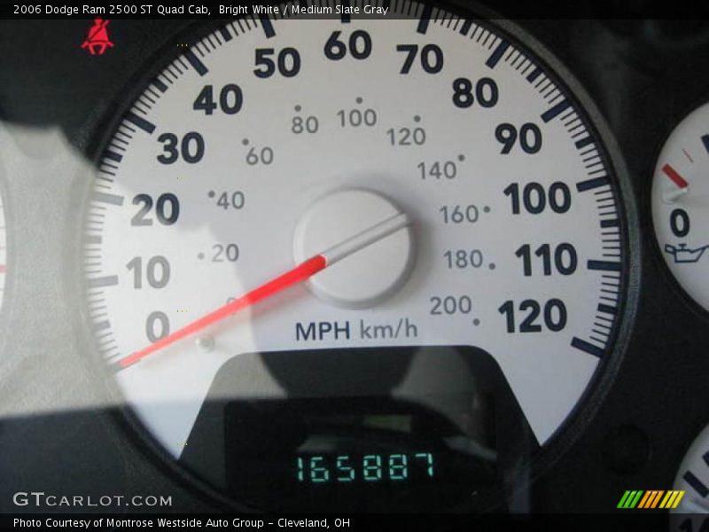 Bright White / Medium Slate Gray 2006 Dodge Ram 2500 ST Quad Cab