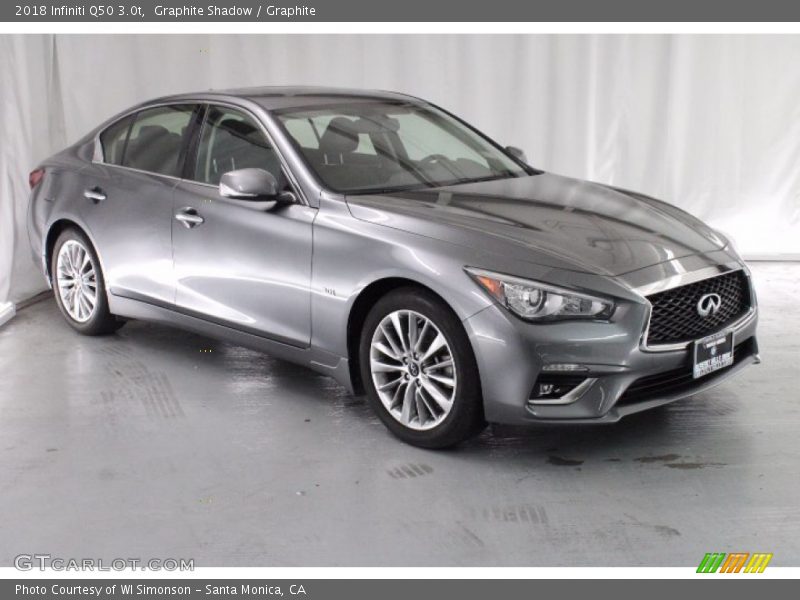 Graphite Shadow / Graphite 2018 Infiniti Q50 3.0t