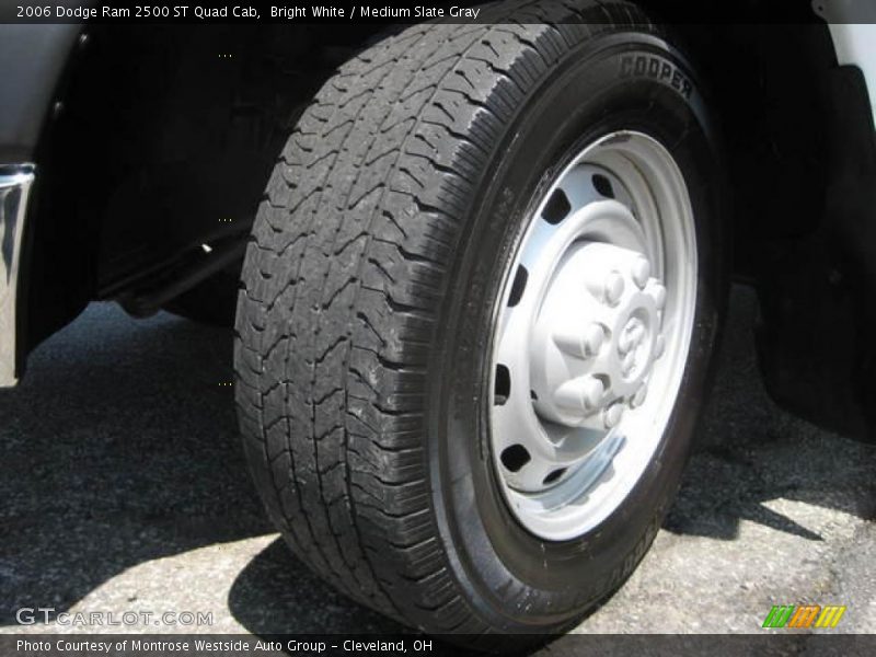 Bright White / Medium Slate Gray 2006 Dodge Ram 2500 ST Quad Cab
