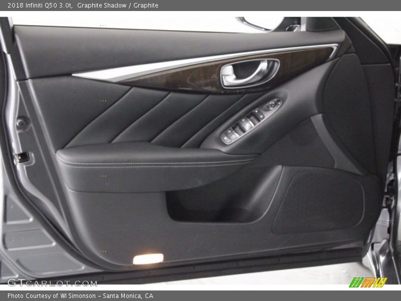 Graphite Shadow / Graphite 2018 Infiniti Q50 3.0t