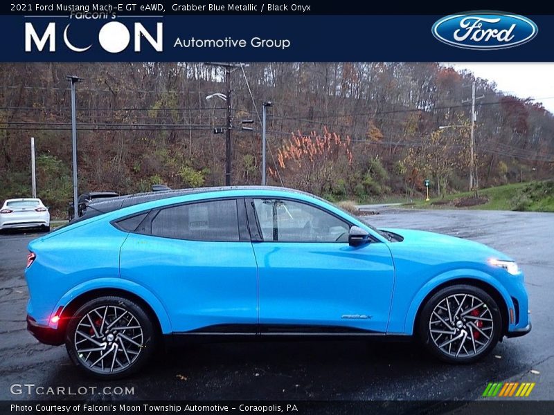 Grabber Blue Metallic / Black Onyx 2021 Ford Mustang Mach-E GT eAWD
