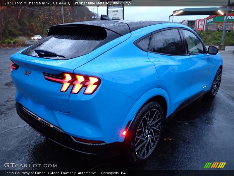 Grabber Blue Metallic / Black Onyx 2021 Ford Mustang Mach-E GT eAWD