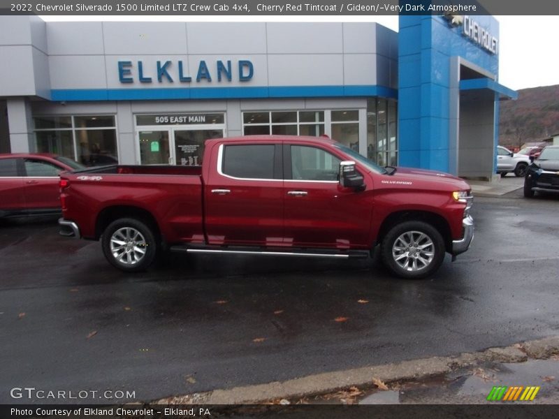 Cherry Red Tintcoat / Gideon/­Very Dark Atmosphere 2022 Chevrolet Silverado 1500 Limited LTZ Crew Cab 4x4