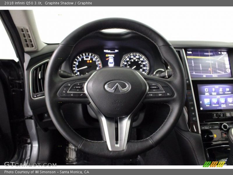 Graphite Shadow / Graphite 2018 Infiniti Q50 3.0t