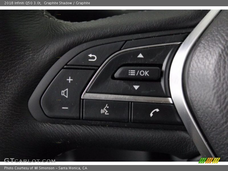 Graphite Shadow / Graphite 2018 Infiniti Q50 3.0t