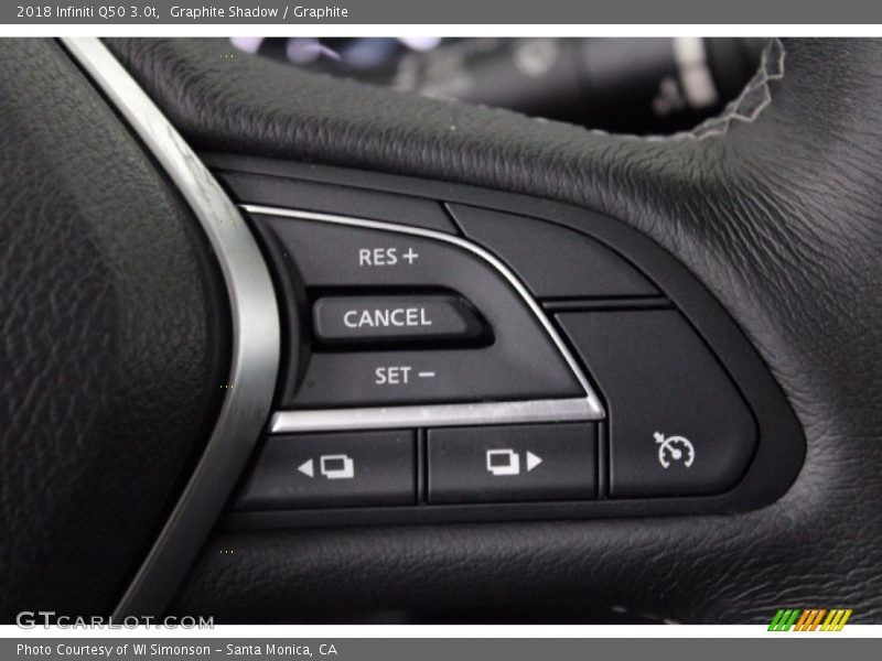 Graphite Shadow / Graphite 2018 Infiniti Q50 3.0t