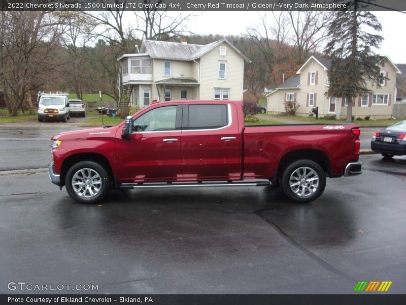 Cherry Red Tintcoat / Gideon/­Very Dark Atmosphere 2022 Chevrolet Silverado 1500 Limited LTZ Crew Cab 4x4