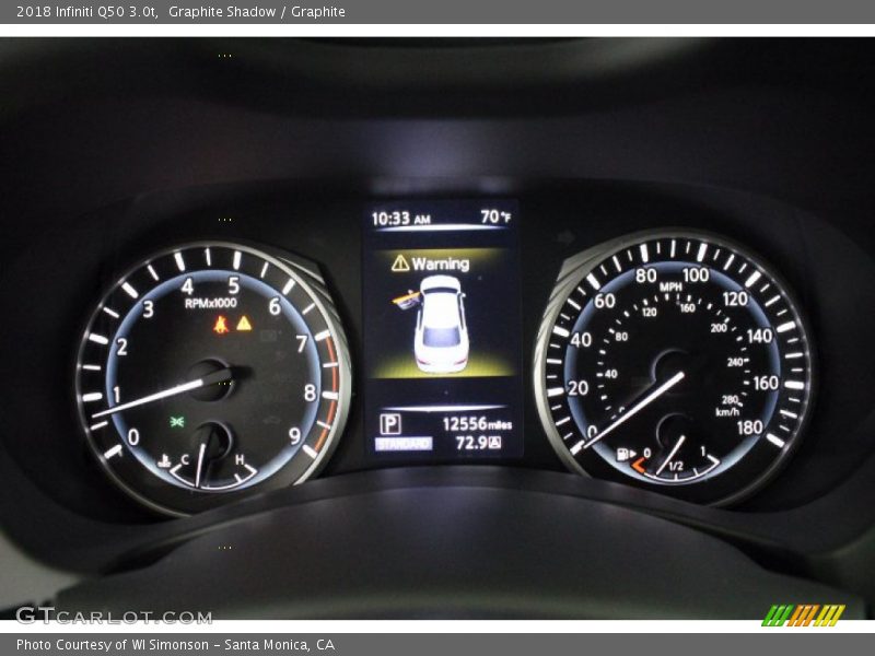 Graphite Shadow / Graphite 2018 Infiniti Q50 3.0t