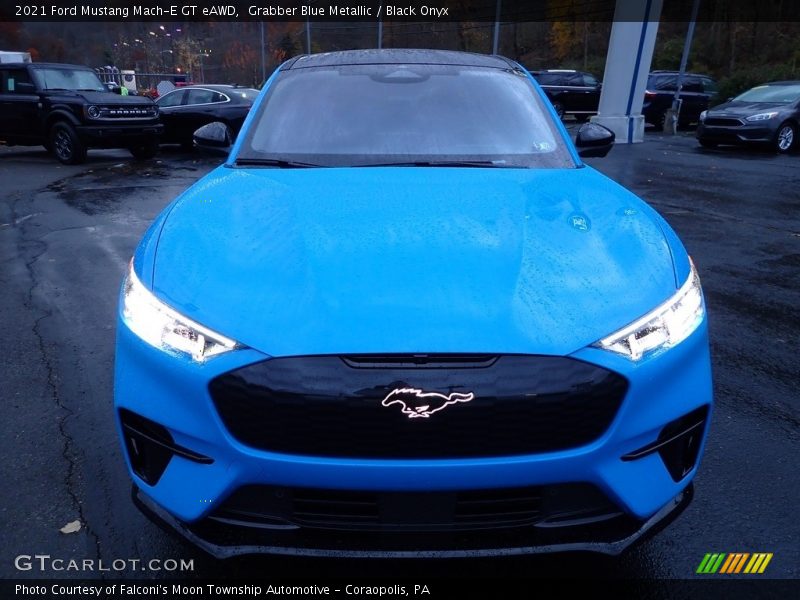 Grabber Blue Metallic / Black Onyx 2021 Ford Mustang Mach-E GT eAWD