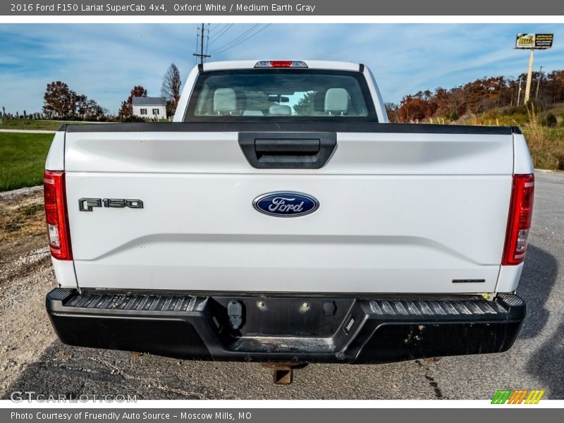 Oxford White / Medium Earth Gray 2016 Ford F150 Lariat SuperCab 4x4