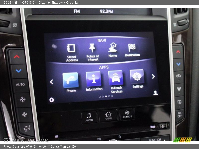 Graphite Shadow / Graphite 2018 Infiniti Q50 3.0t