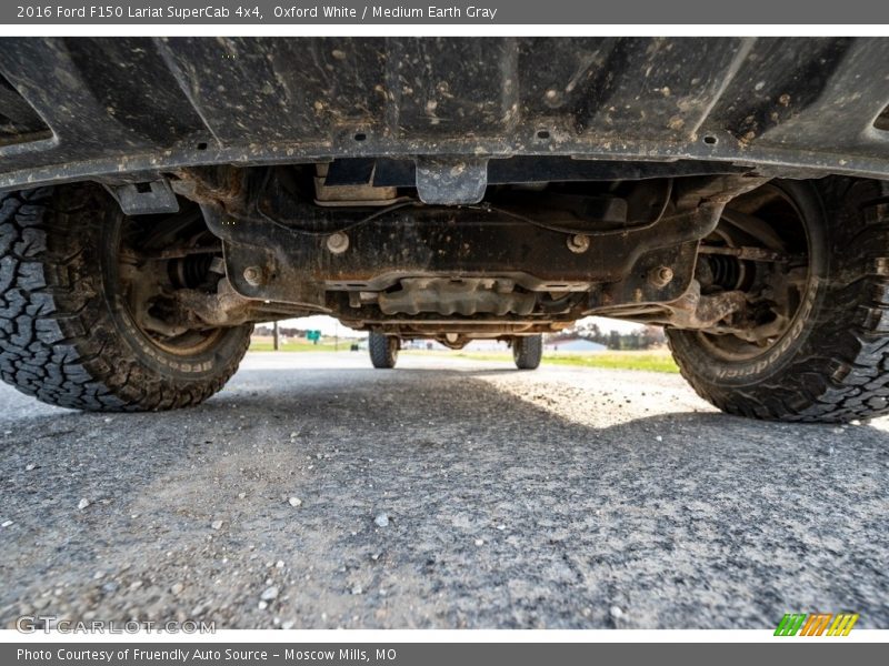 Oxford White / Medium Earth Gray 2016 Ford F150 Lariat SuperCab 4x4