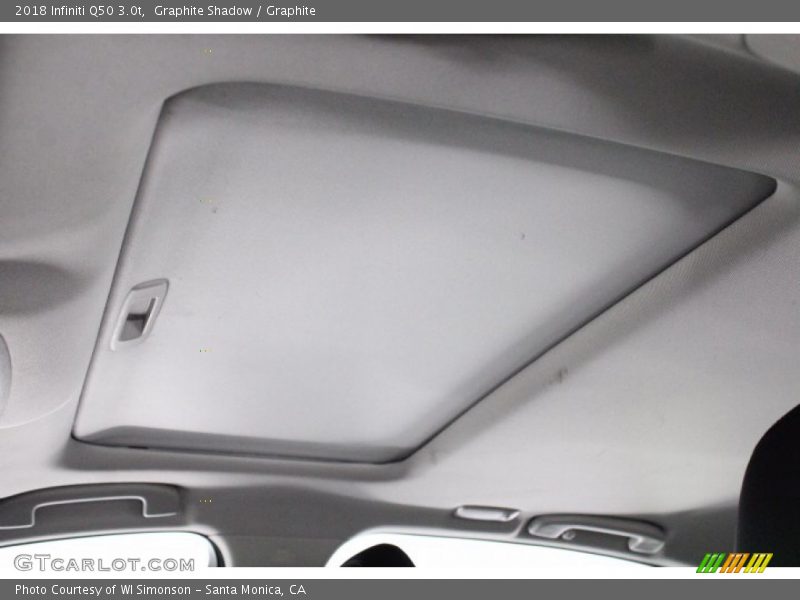 Graphite Shadow / Graphite 2018 Infiniti Q50 3.0t