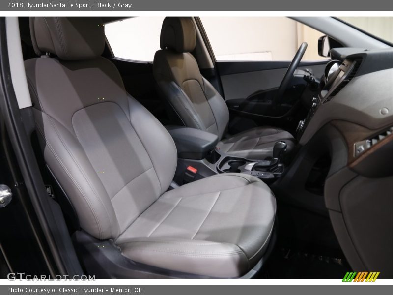 Black / Gray 2018 Hyundai Santa Fe Sport