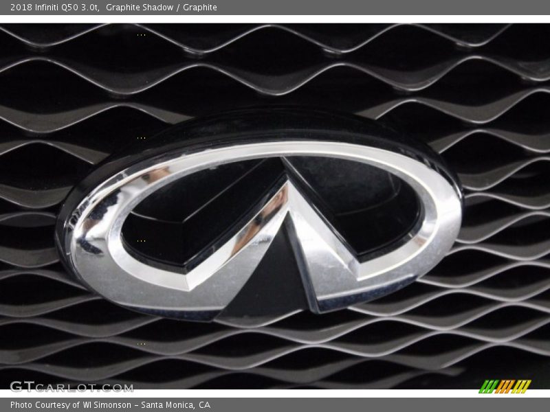 Graphite Shadow / Graphite 2018 Infiniti Q50 3.0t