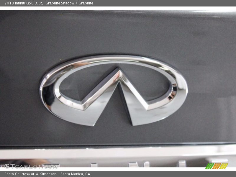 Graphite Shadow / Graphite 2018 Infiniti Q50 3.0t