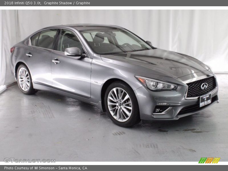 Graphite Shadow / Graphite 2018 Infiniti Q50 3.0t