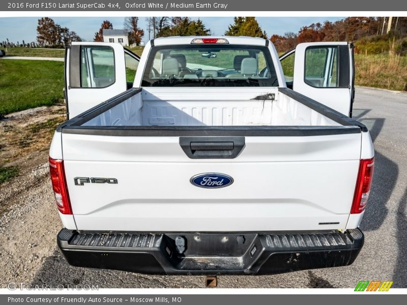 Oxford White / Medium Earth Gray 2016 Ford F150 Lariat SuperCab 4x4