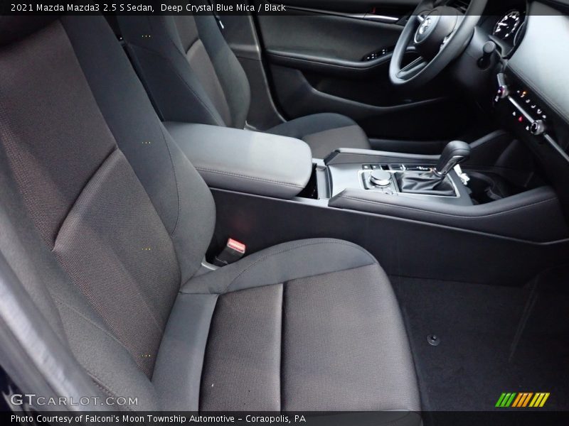 Deep Crystal Blue Mica / Black 2021 Mazda Mazda3 2.5 S Sedan