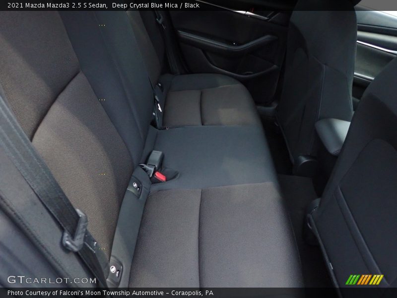 Deep Crystal Blue Mica / Black 2021 Mazda Mazda3 2.5 S Sedan