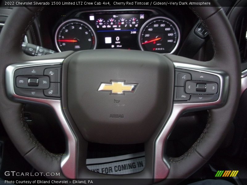 Cherry Red Tintcoat / Gideon/­Very Dark Atmosphere 2022 Chevrolet Silverado 1500 Limited LTZ Crew Cab 4x4