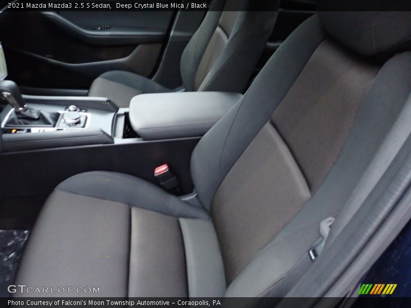 Deep Crystal Blue Mica / Black 2021 Mazda Mazda3 2.5 S Sedan