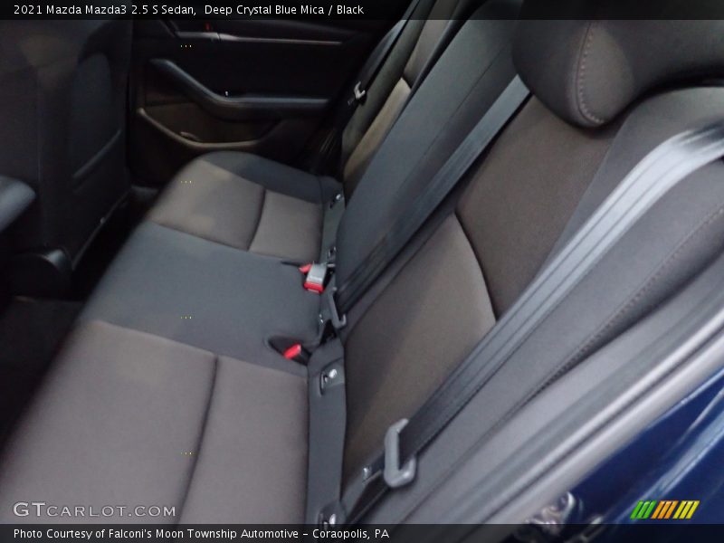 Deep Crystal Blue Mica / Black 2021 Mazda Mazda3 2.5 S Sedan