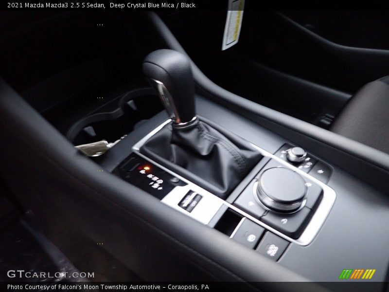 Deep Crystal Blue Mica / Black 2021 Mazda Mazda3 2.5 S Sedan
