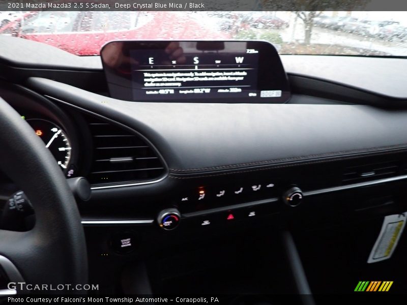 Deep Crystal Blue Mica / Black 2021 Mazda Mazda3 2.5 S Sedan