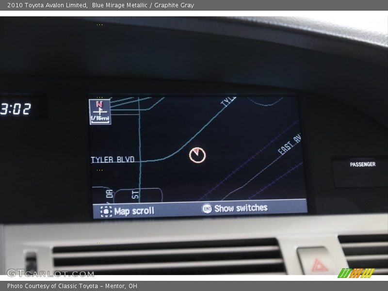 Blue Mirage Metallic / Graphite Gray 2010 Toyota Avalon Limited