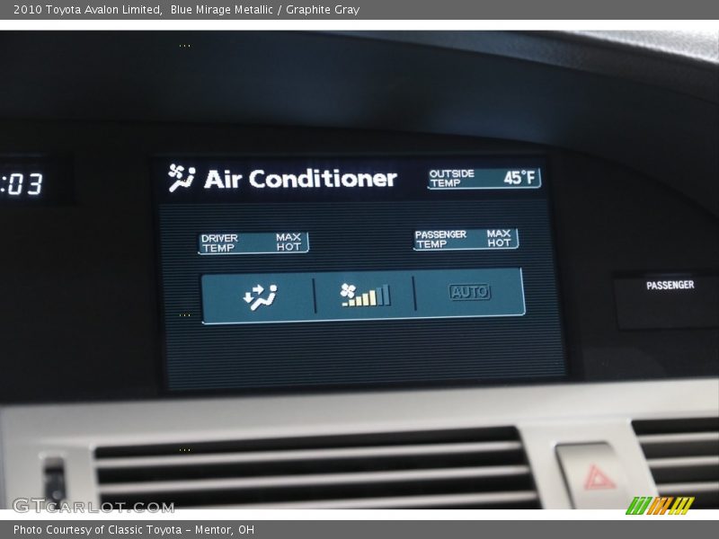 Blue Mirage Metallic / Graphite Gray 2010 Toyota Avalon Limited