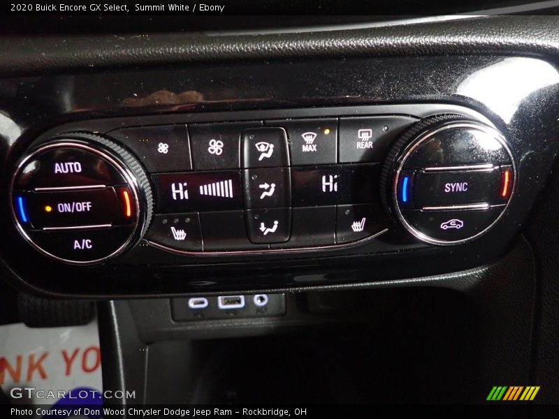 Summit White / Ebony 2020 Buick Encore GX Select