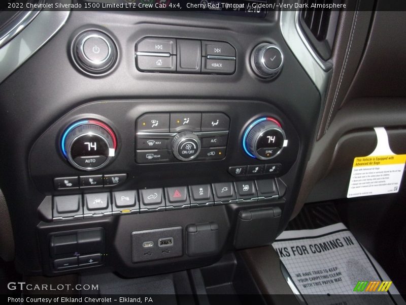 Cherry Red Tintcoat / Gideon/­Very Dark Atmosphere 2022 Chevrolet Silverado 1500 Limited LTZ Crew Cab 4x4