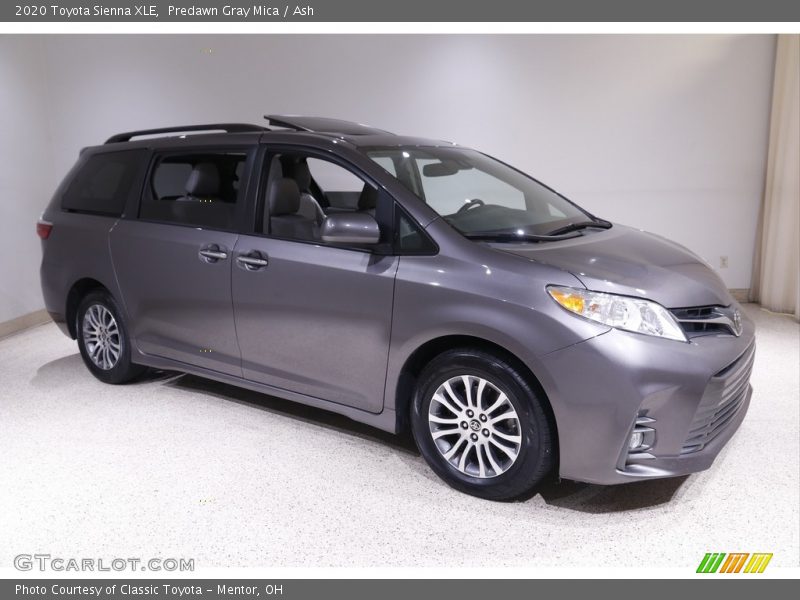 Predawn Gray Mica / Ash 2020 Toyota Sienna XLE