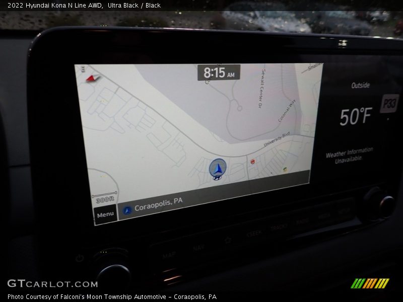 Ultra Black / Black 2022 Hyundai Kona N Line AWD