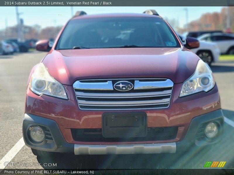 Venetian Red Pearl / Black 2014 Subaru Outback 2.5i Limited