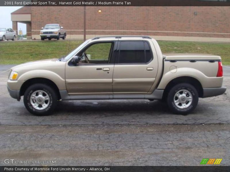 Harvest Gold Metallic / Medium Prairie Tan 2001 Ford Explorer Sport Trac