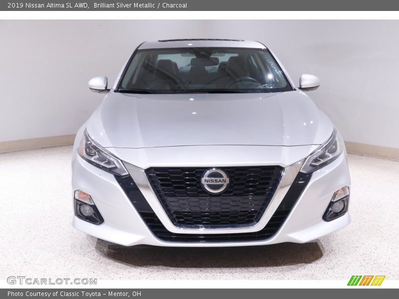 Brilliant Silver Metallic / Charcoal 2019 Nissan Altima SL AWD