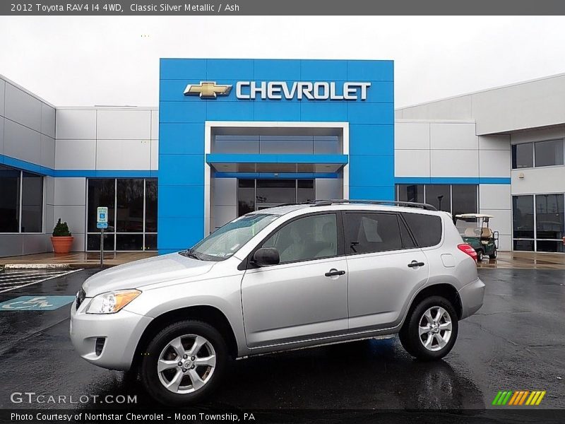 Classic Silver Metallic / Ash 2012 Toyota RAV4 I4 4WD