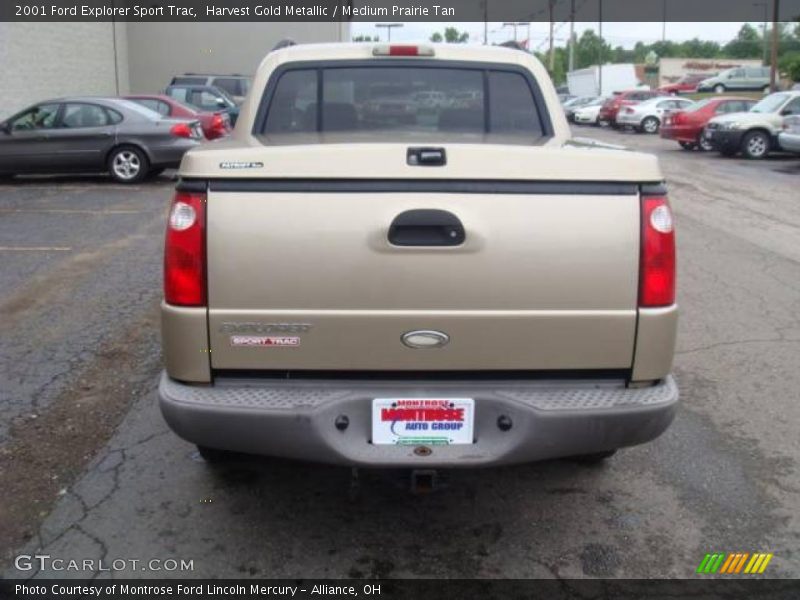 Harvest Gold Metallic / Medium Prairie Tan 2001 Ford Explorer Sport Trac