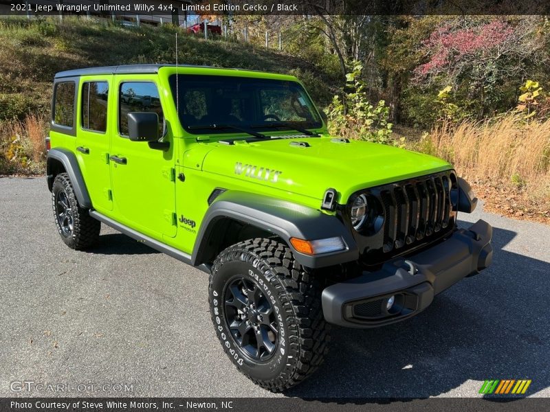 Limited Edition Gecko / Black 2021 Jeep Wrangler Unlimited Willys 4x4