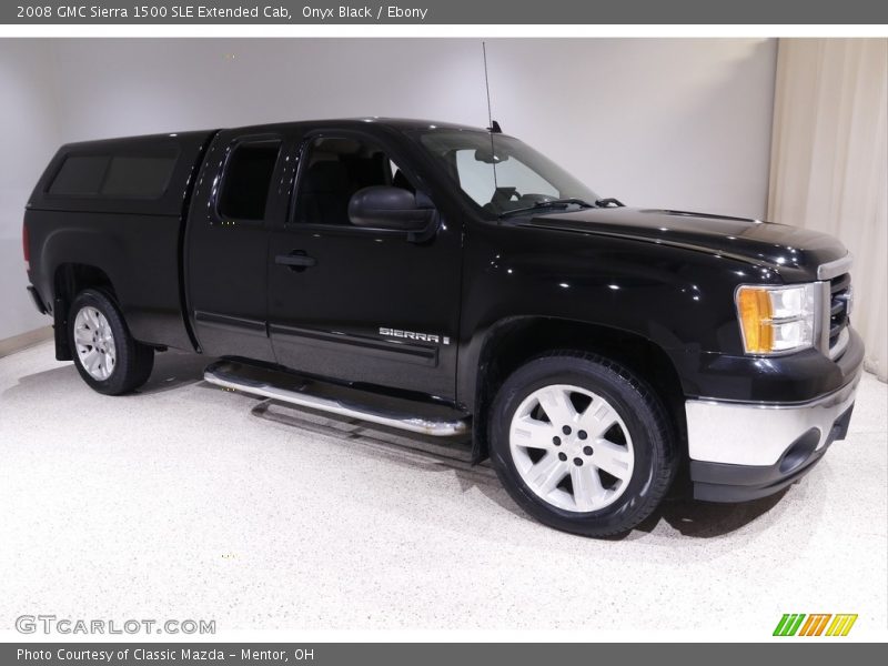 Onyx Black / Ebony 2008 GMC Sierra 1500 SLE Extended Cab